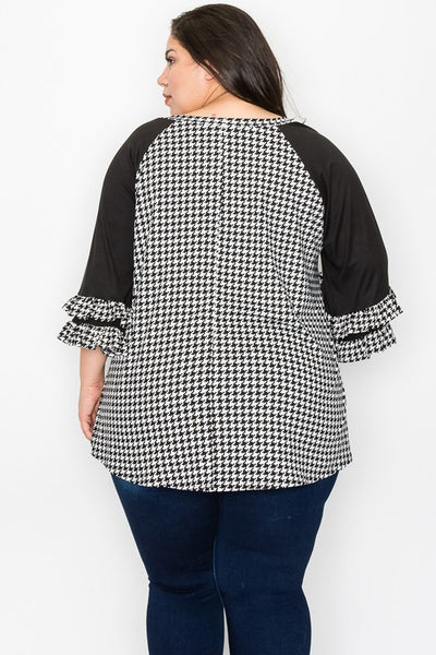 EPL Jacque Houndstooth Top