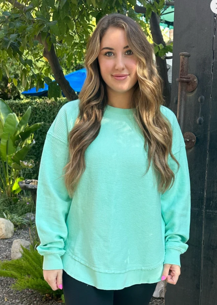 Kassie's Corded Pullover