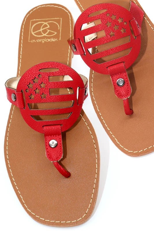 Ralls Red Sandals